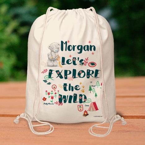 Personalised Me to You Let’s Explore the Wild Drawstring Bag Extra Image 1